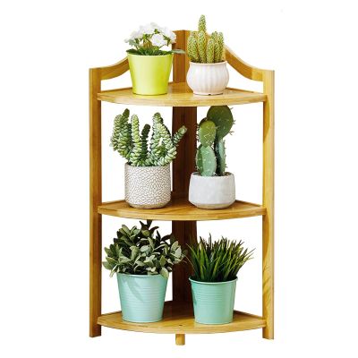 LIGUOYI 3/4/5 Tier Ladder Shelf, Multi Storage Corner Shelf Plant Stand, Save Space Corner Design Water Proof, Small Bookshelf Freestanding Display Rack for Living Room Office Kitchen