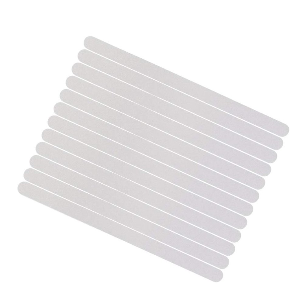 Housoutil 24pcs Strips for Bathtubs and Showers Safety Stickers Non- Bath Safety for Floors Stairs and Pools