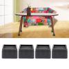4pcs Floor Feet Protectors , Stackable Bed Risers , 2inch Furniture Table Feet Cover for Couch Bed Coffee Chair Desk Table , Stackable Bed Risers , 4pcs Floor Feet Protectors , 2iFurniture Legs Sofa Leg F view 2