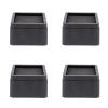 4pcs Floor Feet Protectors , Stackable Bed Risers , 2inch Furniture Table Feet Cover for Couch Bed Coffee Chair Desk Table , Stackable Bed Risers , 4pcs Floor Feet Protectors , 2iFurniture Legs Sofa Leg F view 4