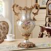 Elegant Large Vases Table Centerpiece for Kitchen Dining Living Room Home Decor, American Tall Big Resin Flowers Chinese Vases for Bedroom Decorations, The Best Gift for Friends 19.3in  12.2in view 3