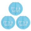 NUOBESTY Celebrate Baby's Arrival: 3-Piece Gender Reveal Lanterns Elegant Decor for Baby Shower Parties view 1