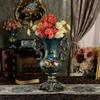 ZLIVASES Elegant Large Flower Vases Table Centerpiece for Kitchen Dining Living Room Home Decor, European RetroTall Big Resin Flowers Chinese Vases for Bedroom Decorations,Best 15.75in9.64in view 2