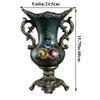 ZLIVASES Elegant Large Flower Vases Table Centerpiece for Kitchen Dining Living Room Home Decor, European RetroTall Big Resin Flowers Chinese Vases for Bedroom Decorations,Best 15.75in9.64in view 3