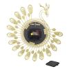 Iron Modern Wall Clock Large 3D Peacock Shape Non Ticking Silent Clock For Living Room Decor , Wall Clock , Wall Clock , Iron Modern Wall Clock Large 3D PeacocWall Clock Clock Non Ticking Clock 3D N view 2