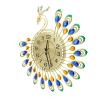 Iron Modern Wall Clock Large 3D Peacock Shape Non Ticking Silent Clock For Living Room Decor , Wall Clock , Wall Clock , Iron Modern Wall Clock Large 3D PeacocWall Clock Clock Non Ticking Clock 3D N view 4