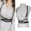 Women Sexy Harness Waist Belt Harajuku O-Ring Garters Faux Leather Women Body Adjustable Slim Strap Clothing Accessories (Color : Black2) view 2