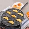 Egg Pan,Omelette Pan,Frying Pan,Nonstick Frying Pan,Nonstick Frying Pans,Home Kitchen Breakfast Omelette Pan, 7 Hole Egg Frying Pan Nonstick Pancake, Easy to, Lazy Pan Provides All in one Breakfast view 3