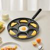 Egg Pan,Omelette Pan,Frying Pan,Nonstick Frying Pan,Nonstick Frying Pans,Home Kitchen Breakfast Omelette Pan, 7 Hole Egg Frying Pan Nonstick Pancake, Easy to, Lazy Pan Provides All in one Breakfast view 4