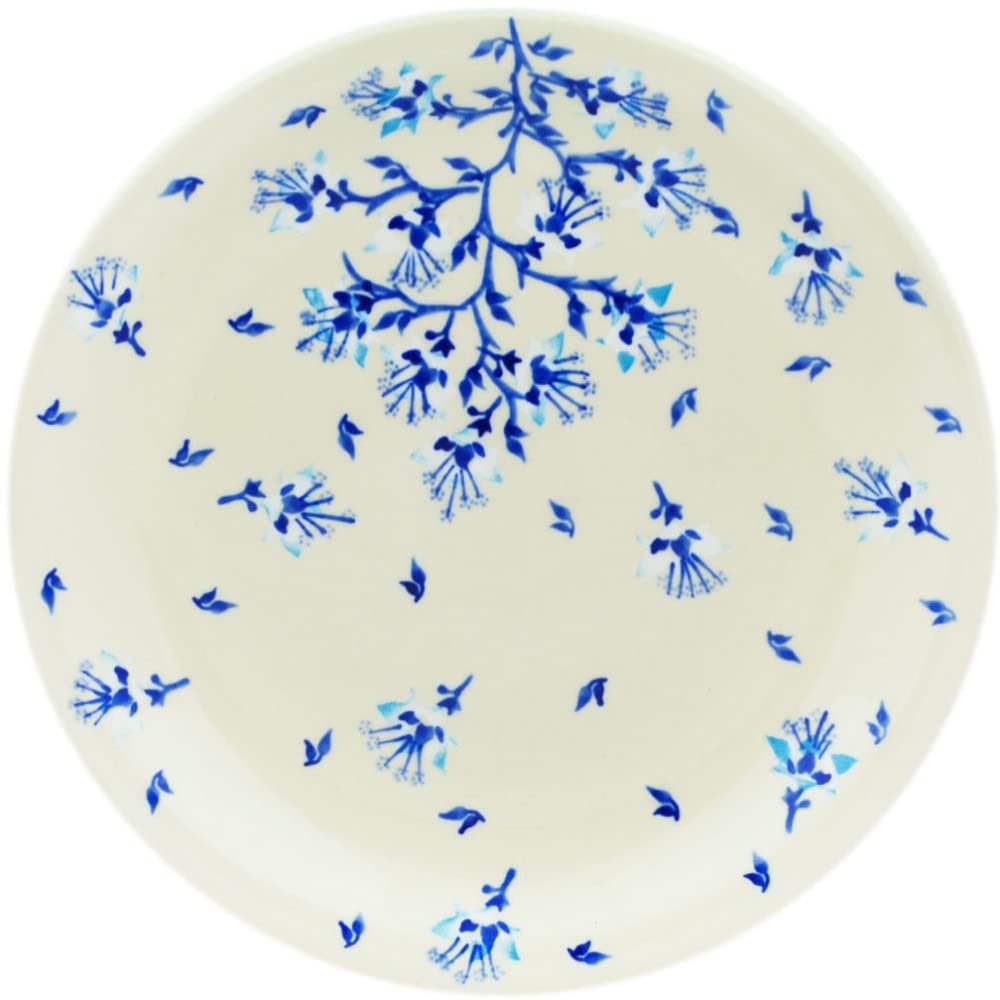 Polmedia Polish Pottery Dinner Plate - Vibrant Delight Pattern Handmade in Boleslawiec Poland + Certificate of Authenticity