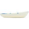 Polmedia Polish Pottery Spoon Rest - Blue Burlap Pattern Handmade in Boleslawiec Poland + Certificate of Authenticity view 3