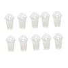 100pcs Milk Tea Cups Cocktail Glasses with Lid Clear Mugs Cup with Lid Drinking s with Clear s with Dome s Juice s Juice Glass With Cover view 1
