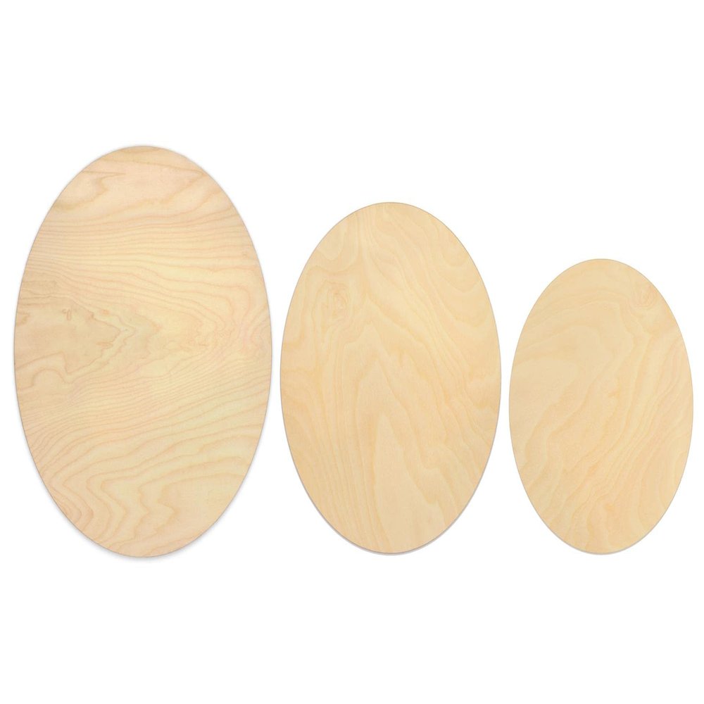 Leisure Arts Wood Set Circles, 12", 14" and 16"