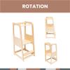 Kitchen Tower, Kitchen Tower, Kitchen Step Stool Adjustable, Montessori Tower, Kitchen Activity Tower, Step Stool with Safety Rails view 4