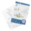 LEISURE ARTS Pillowcase 20"X26" Pansy Motif 2Pc, Embroidery Pillow Kit, Stamped Embroidery Pillowcases, Pillow Cases Stamped, Stamped Cross Stitch Cases view 1