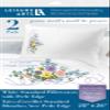LEISURE ARTS Pillowcase 20"X26" Pansy Motif 2Pc, Embroidery Pillow Kit, Stamped Embroidery Pillowcases, Pillow Cases Stamped, Stamped Cross Stitch Cases view 3