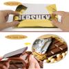 200pcs Candy Bar Wrappers, 7.8 Square Chocolate Bar Wrappers Gold Foil Wrapper Aluminum Individual Packaging Sheets for Mother's Day Baby Shower Birthday Party Gifts view 4