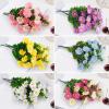 12 Bundles Artificial Fake Flowers for Outdoor Decoration,UV Resistant Faux Plastic Fabric Greenery Shrubs Plants Fake Flowers Hanging Planter Kitchen Home Wedding Office Garden view 2