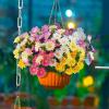 12 Bundles Artificial Fake Flowers for Outdoor Decoration,UV Resistant Faux Plastic Fabric Greenery Shrubs Plants Fake Flowers Hanging Planter Kitchen Home Wedding Office Garden view 4
