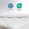 YATAS BEDDING Wool Mattress Protector, Mattress Cover with 100% Cotton Cover & Special Certificated Wool Filling, Bed Cover and Protector, Ecru (King Size - 18'' Depth) - 76"x80" view 4