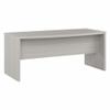 Bush Business Furniture Echo 72W Bow Front Desk in Gray Sand view 1