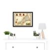 Artery8 Map Antique Moule 1850 Cornwall County England UK Artwork Framed Wall Art Print A4 view 2