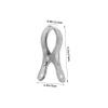10pcs Stainless Steel Clothes Clips Large Quilt Clamps for Bedding Towels Socks and More and for Outdoor Use view 2