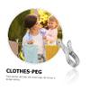 10pcs Stainless Steel Clothes Clips Large Quilt Clamps for Bedding Towels Socks and More and for Outdoor Use view 4