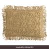 Beatrice Home Fashions Medallion Chenille Bedspread, Twin, Gold view 4