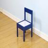 Coin and Coins - Kids Wood Table & Chair Set, Kids Play Table for Picnic, Dining, Outdoor - Art, Craft, Drawing, Painting Activities, Wooden|3 Pieces (Blue), KF4 view 4