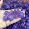 WGPHDW Meditation Home Decor, Purple Cryastal Ball Tansparerant Natural Stones and Minerals Gifts,Natural Crystal (Size : 2.2-2.5) view 4