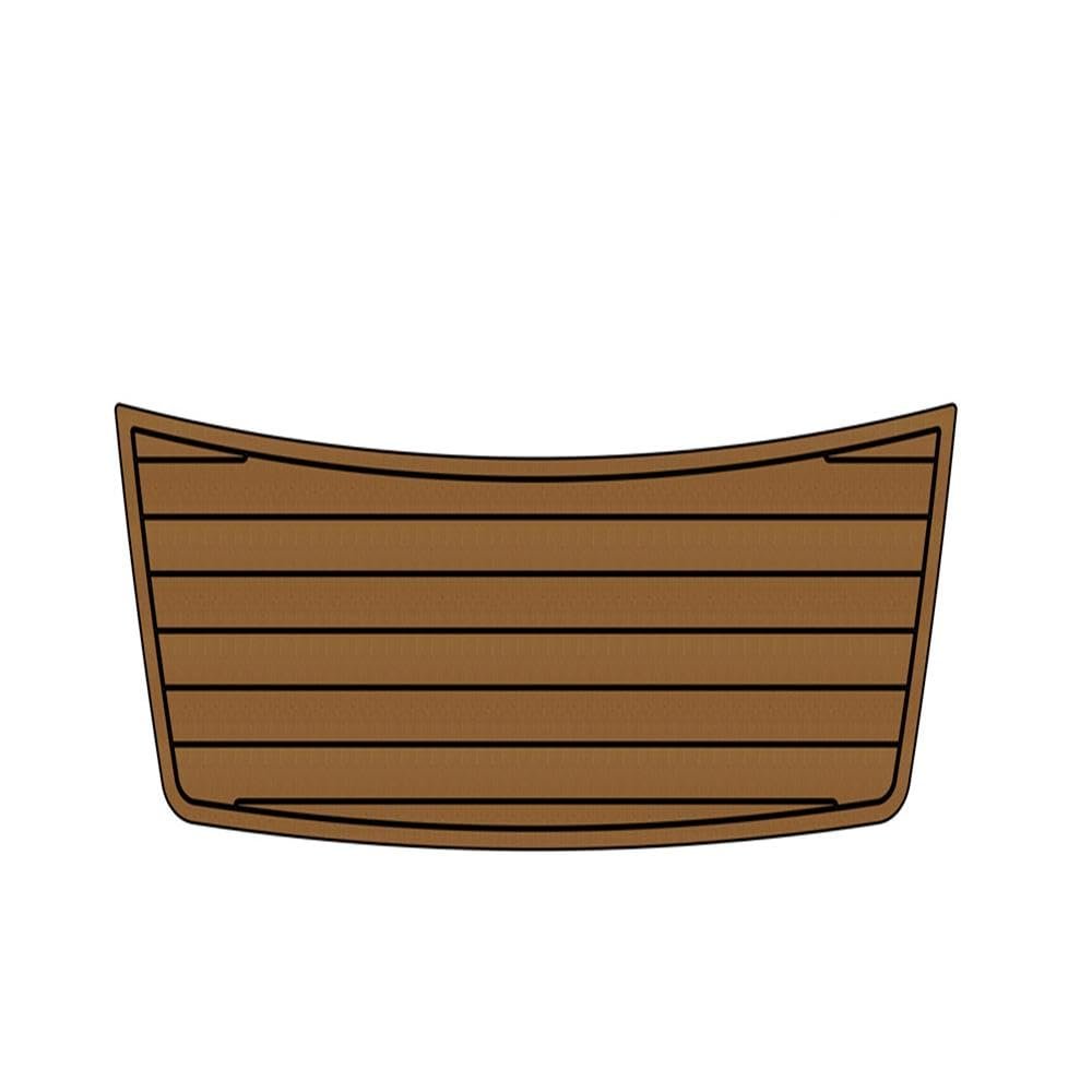 Boat EVA Faux Teak Decking Floor Compatible with 2006-2009 Malibu Corvette Swim Platform Pad Boat EVA Foam Teak Deck Floor Mat