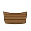 Boat EVA Faux Teak Decking Floor Compatible with 2006-2009 Malibu Corvette Swim Platform Pad Boat EVA Foam Teak Deck Floor Mat view 1
