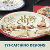 Harry Potter Birthday Decorations | Harry Potter Party Decorations | Serves 16 Guests | Table Cover, Banner, Dinner and Cake Plates, Napkins, Cups, Candles, Button | Officially Licensed view 2