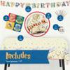 Harry Potter Birthday Decorations Kit | Harry Potter Birthday Party Supplies | With Harry Potter Table Cover, Banner, Dinner Plates, Napkins, Candles, Button | Serves 16 view 2