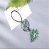 DUQGUHO Green Aventurine Crystal Rearview Mirror Hanging Ornament - Heart Shape Hippie Boho Car Accessory - Spiritual Decorations view 2