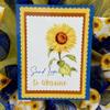 Send Love to Ukraine Handmade Deco Mesh Wreath. Available in 24 inch and 28 inch diameters view 2