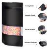 120pcs 4"x6" Mylar Bags for Food Storage,Smell Proof Bag with Matte Window Resealable Food Storage Bags for Small Business, Stand-up Foil Pouch Packaging Freeze Dried Candy BagBlack view 3