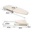 Closet Pull-Out Ironing Board 32.3" X 12.2" Buit-in Iron Board Mini Ironing Board Stow Away in The Cabinet 180 Rotation for Small Spaces | with Cotton Cover | Beige (US Stock) view 4