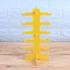 Zerodeko Yellow Eyeglass Display Rack Sunglasses Organizer for Home Storage Modern Desktop Stand for Easy Access to Eyewear view 2