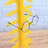 Zerodeko Yellow Eyeglass Display Rack Sunglasses Organizer for Home Storage Modern Desktop Stand for Easy Access to Eyewear view 3