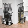 LCYDMJ Umbrella Rack Gold Metal Umbrella Stand, Large Capacity Umbrella Holder, Umbrella Bucket for Hotel Bank Supermarket, Robust and Durable (Size : 48x28x60cm) view 4