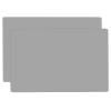 2 Pack Silicone Mats for Kitchen Counter, Treerit 23.62" x 15.75" Thick Large Silicone Mat, Nonskid Heat Resistant Countertop Protector, Easy to Clean, Gray view 1
