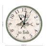 LetusZhogo TIME to Fish Clock, Flying Fish Wood Wall Clock,Fishing Gifts for Dad,Gifts for Fishermen,Novelty Wall Clock,Decor,Gone Fishing,Father's Day,Fishing Clock, Gift for Him view 2