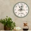 LetusZhogo TIME to Fish Clock, Flying Fish Wood Wall Clock,Fishing Gifts for Dad,Gifts for Fishermen,Novelty Wall Clock,Decor,Gone Fishing,Father's Day,Fishing Clock, Gift for Him view 3