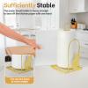 Megier Paper Towel Holder for Countertop, Kitchen Paper Towel Stand with Cat Pattern DecorationFit Standard Jumbo Roll in Dining Table or Bathroom, Toilet Paper Dispenser with Heavy Duty Base (Gold) view 4