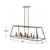 Bailey Street Home Modern Farmhouse Eight Light Chandelier-Aged Zinc Finish Transitional Industrial Interior Hanging 81-Bel-3002251 view 3