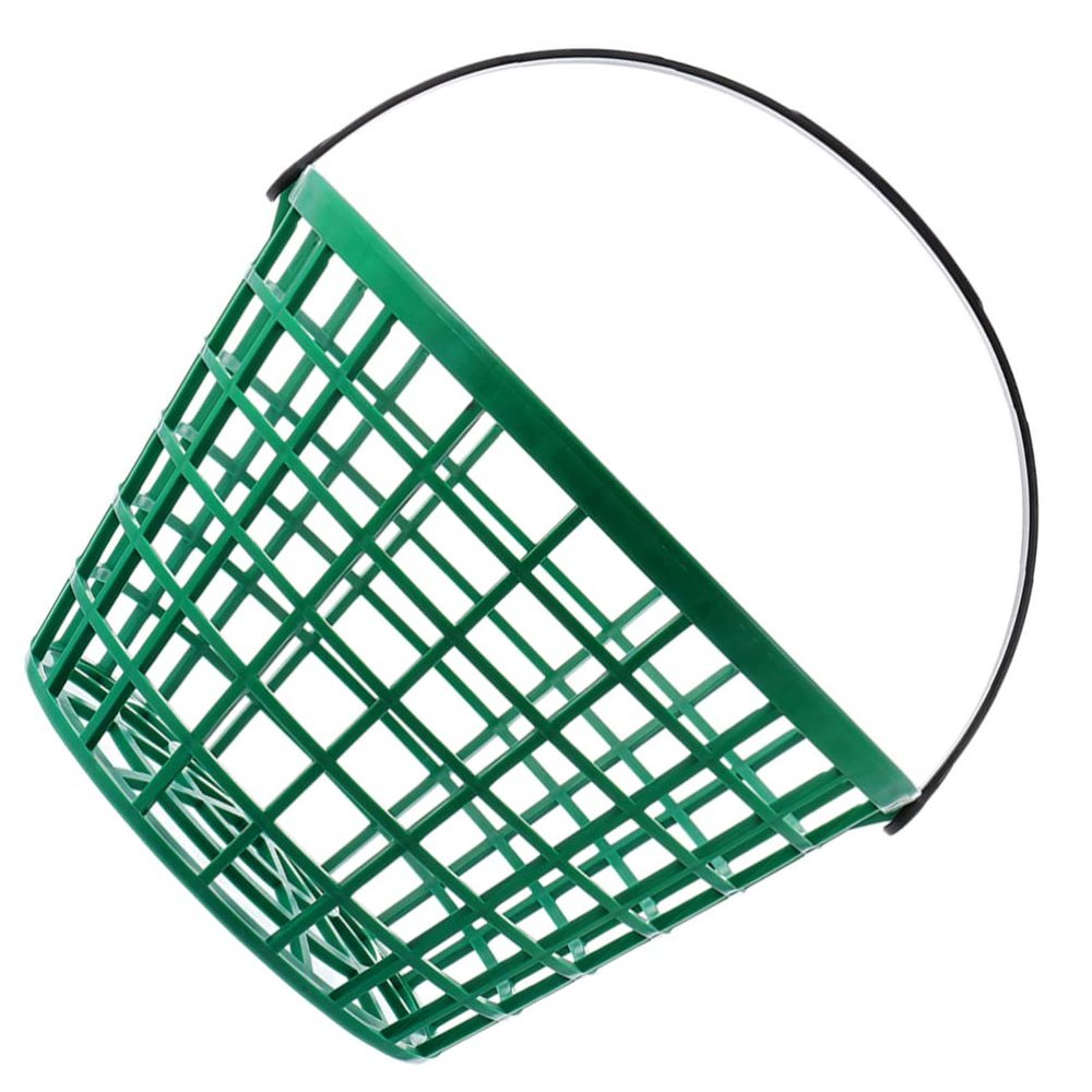 BESPORTBLE Golf Ball Basket Durable Plastic Storage Holder for Golfing Balls Lightweight Design with Convenient Handle for Outdoor and Indoor Use Pressure Resistant Material for Performance