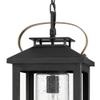 1 Light Medium Outdoor Hanging Lantern in Traditional-Coastal Style 9.5 inches Wide By 21.5 inches High-Ash Bronze Finish-Incandescent Lamping Type-E26 Medium Lamp Base Type Traditional Coastal view 2