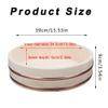 11 Sizes Sushi Rice Bowl with Copper Band, Wooden Japanese-Style Hangiri Sushi Oke Bucket Sushi Rice Mixing Tub, Free Roll Mat + Wood Spoon Making Sushi Tools / 39x9cm view 3